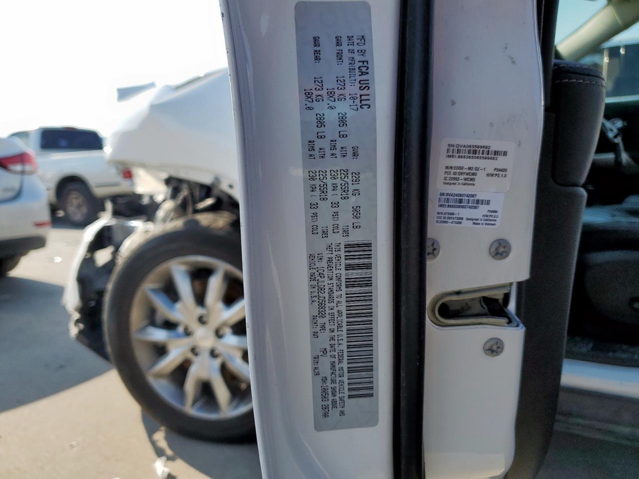 2018 Jeep Cherokee Limited VIN: 1C4PJLDB2JD568320 Lot: 80066815