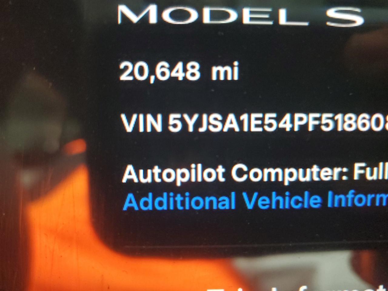 2023 Tesla Model S VIN: 5YJSA1E54PF518608 Lot: 81058585