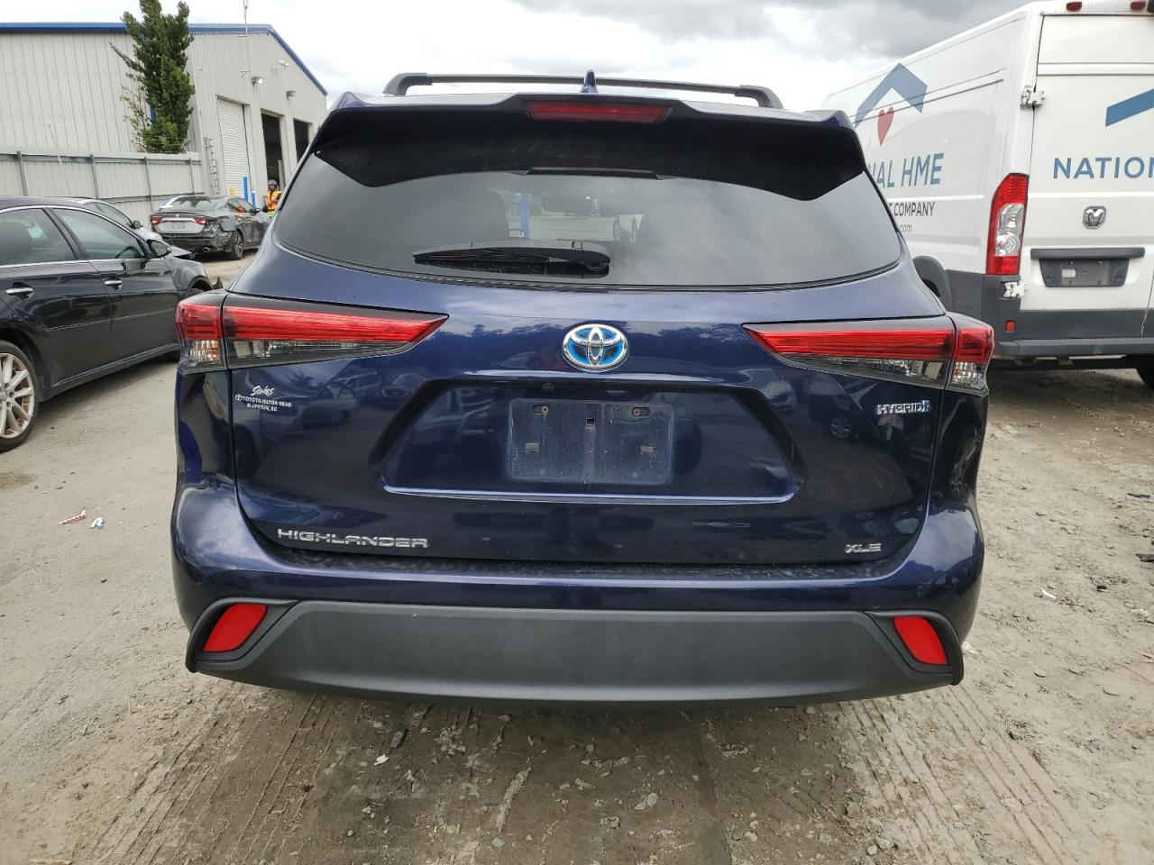 2021 Toyota Highlander Hybrid Xle VIN: 5TDHBRCH9MS067198 Lot: 84551845
