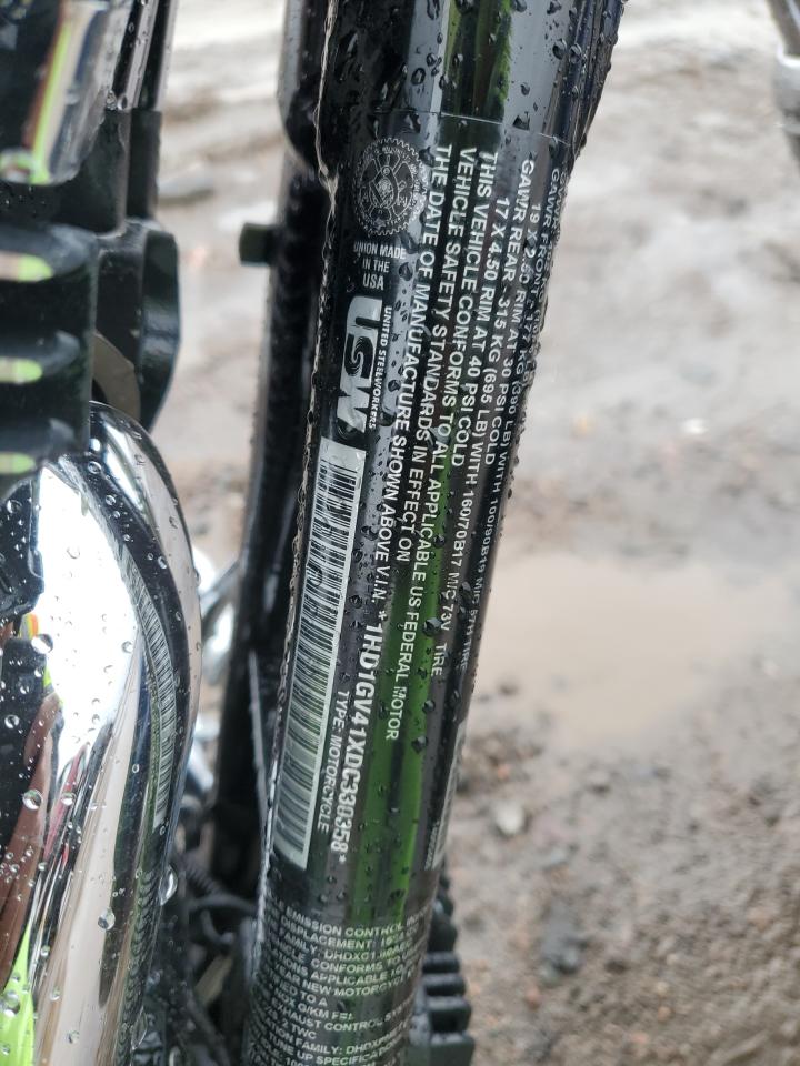 2013 Harley-Davidson Fxdc Dyna Super Glide VIN: 1HD1GV41XDC330358 Lot: 82142635