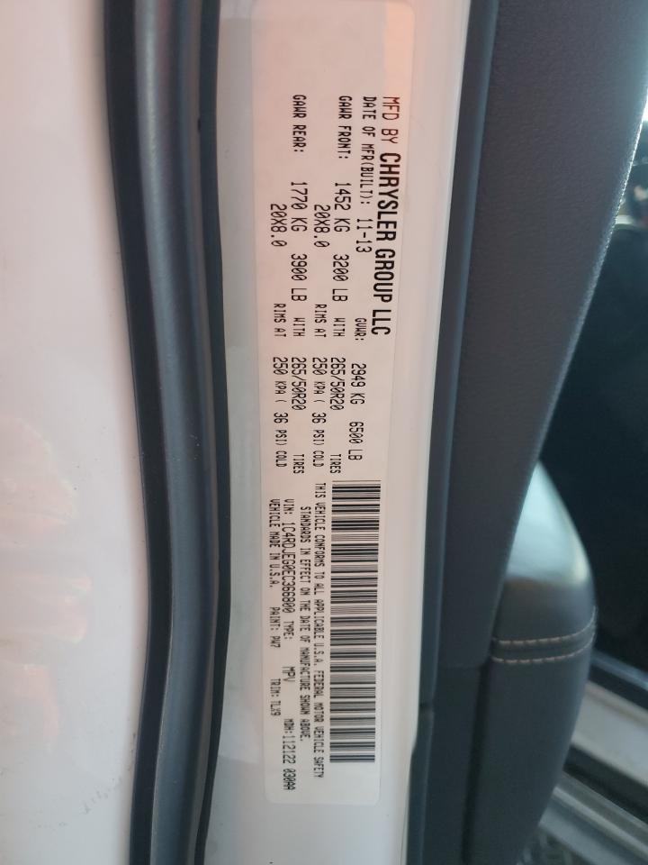 2014 Dodge Durango Citadel VIN: 1C4RDJEG0EC366800 Lot: 84278005