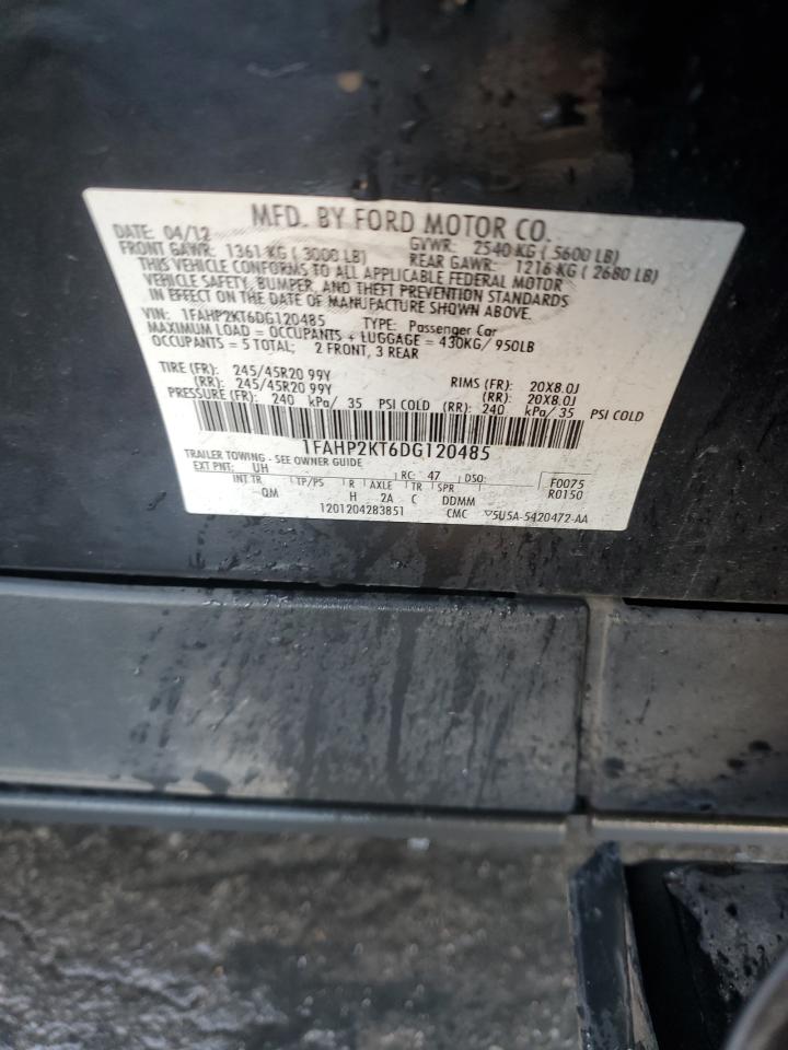 2013 Ford Taurus Sho VIN: 1FAHP2KT6DG120485 Lot: 81193435