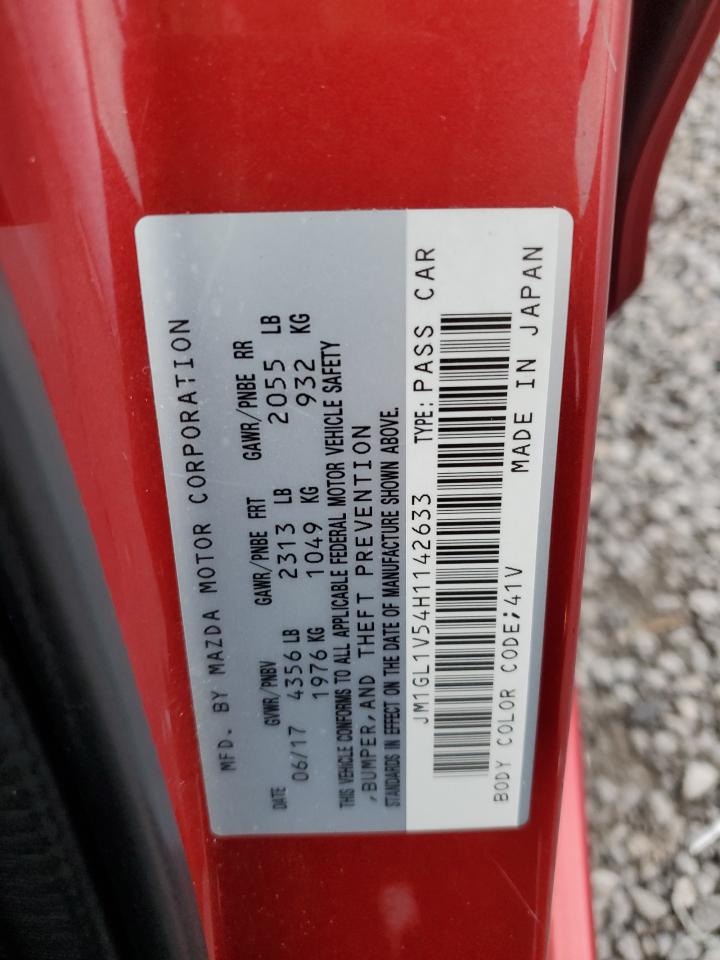 2017 Mazda 6 Touring VIN: JM1GL1V54H1142633 Lot: 83829915