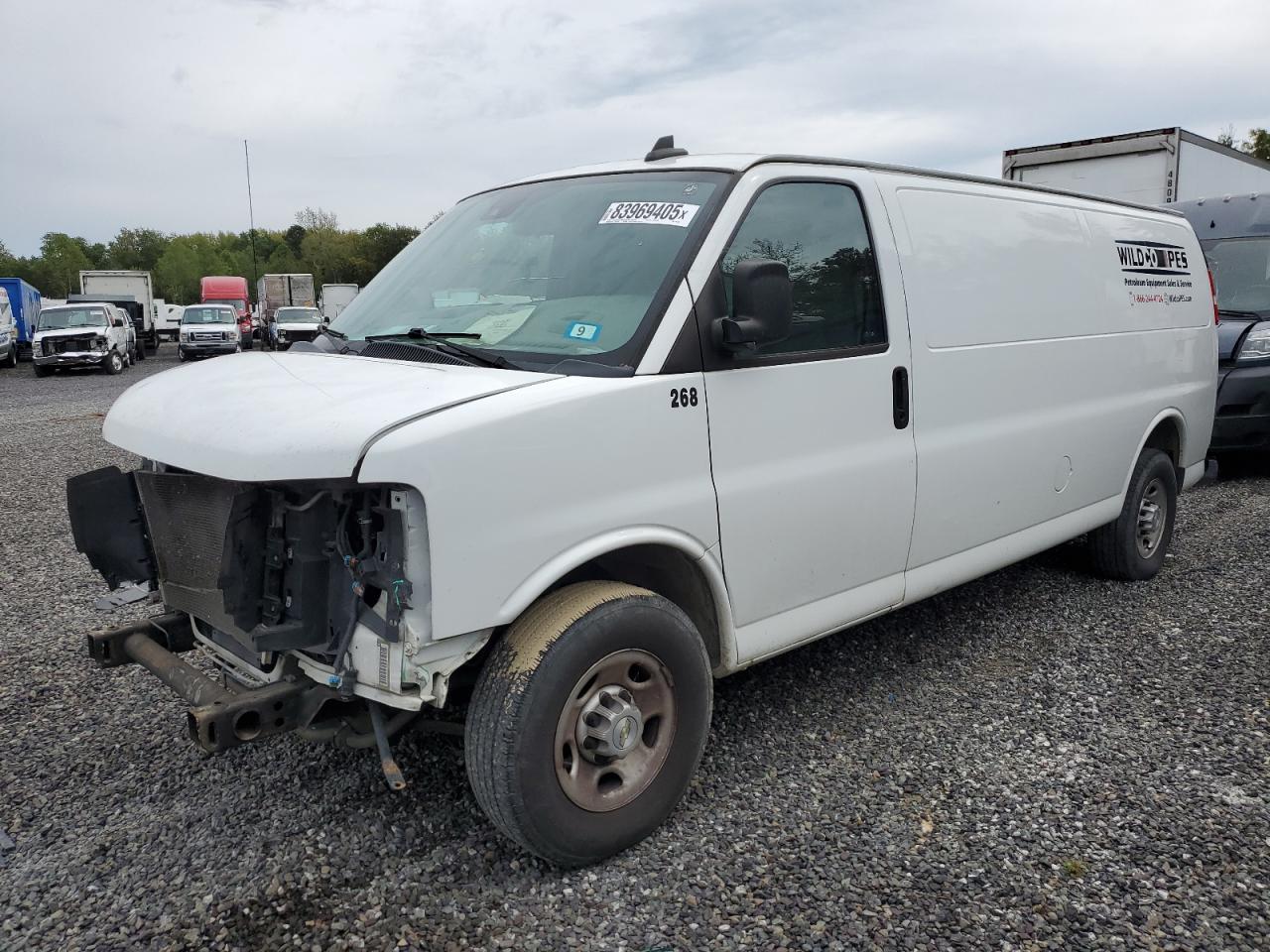2020 Chevrolet Express G2500 VIN: 1GCWGBFP2L1265748 Lot: 83969405