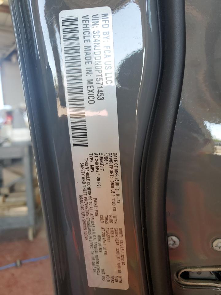 2023 Jeep Compass Trailhawk VIN: 3C4NJDDN0PT571453 Lot: 81069835