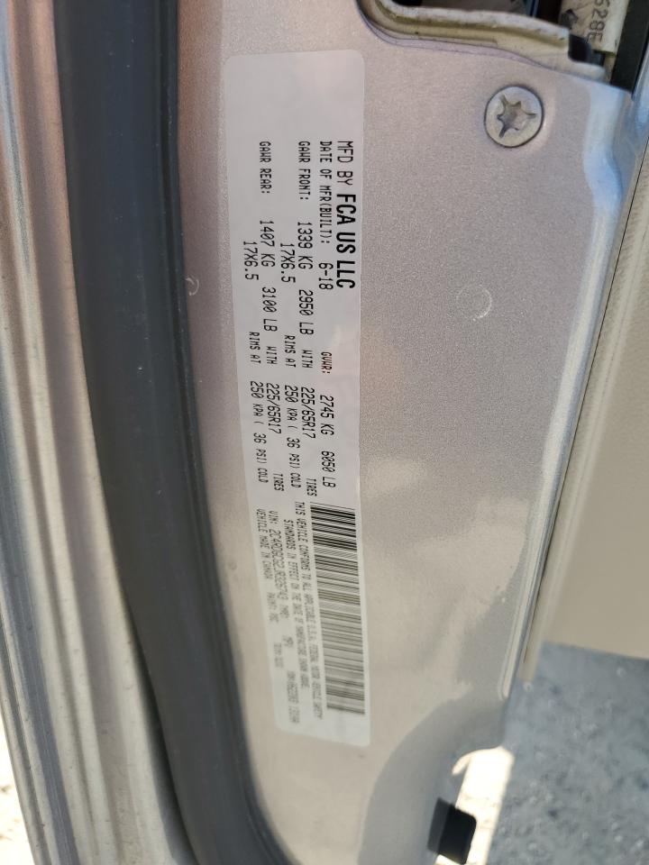 2018 Dodge Grand Caravan Sxt VIN: 2C4RDGCG2JR326743 Lot: 80452695