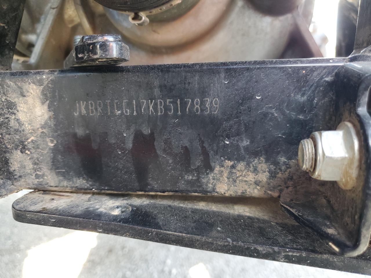 2019 Kawasaki Krt800 C VIN: JKBRTCG17KB517839 Lot: 84190855