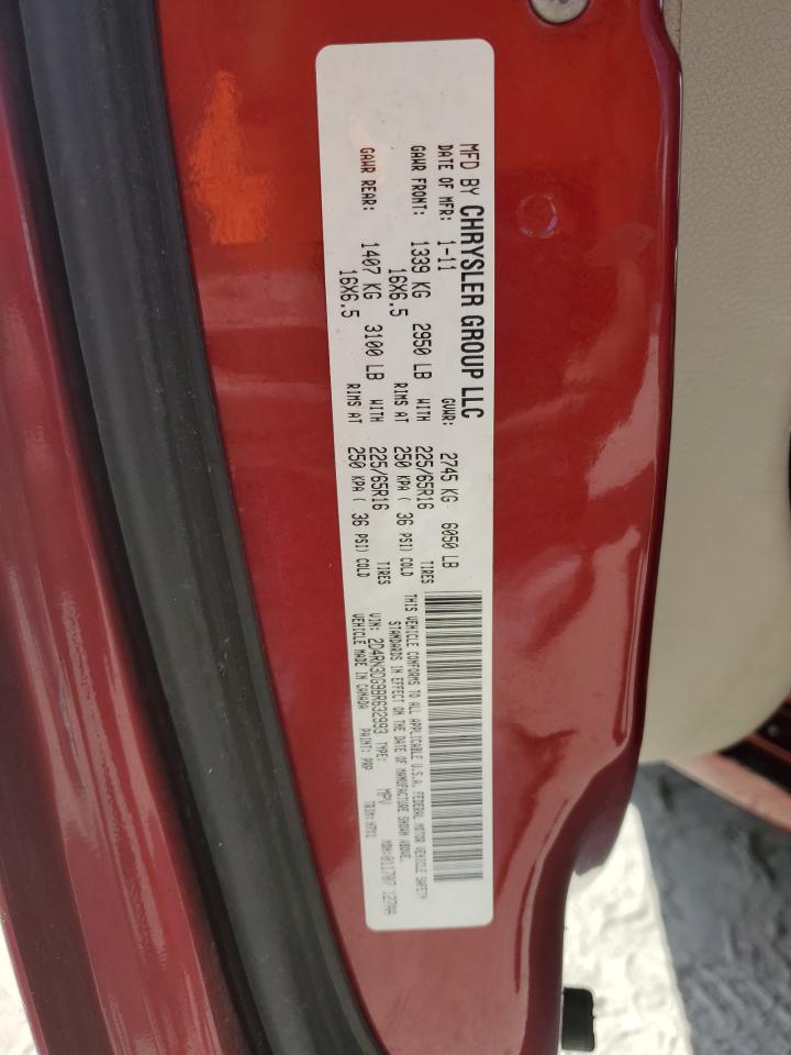 2011 Dodge Grand Caravan Mainstreet VIN: 2D4RN3DG9BR632993 Lot: 81749325