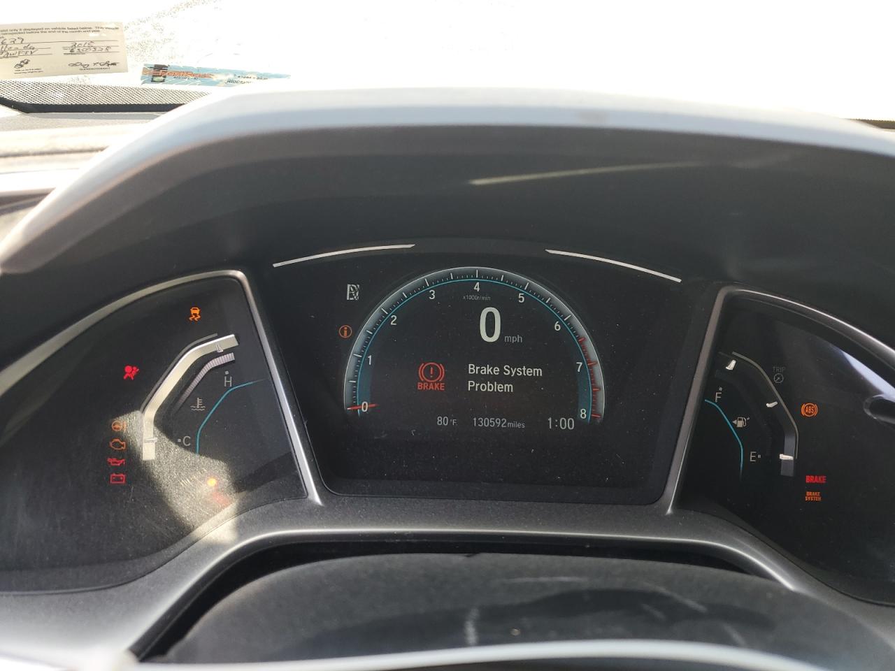 2018 Honda Civic Ex VIN: JHMFC1F37JX001629 Lot: 80810805