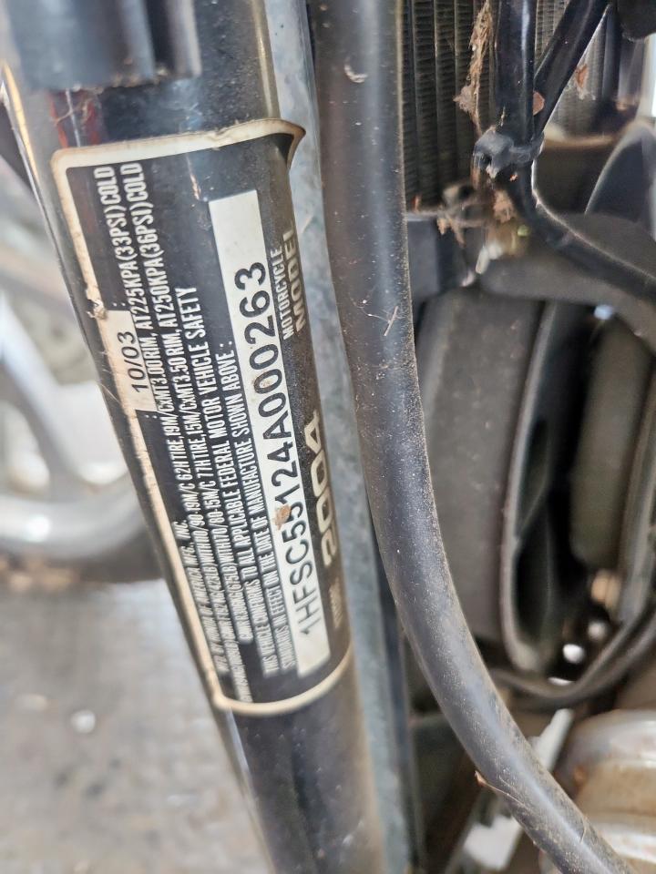 2004 Honda Vtx1300 C VIN: 1HFSC55124A000263 Lot: 81691515