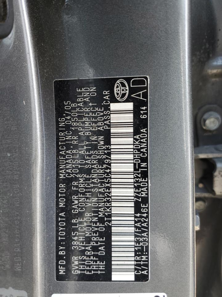 2005 Toyota Corolla Matrix Xr VIN: 2T1KR32EX5C479713 Lot: 81395825