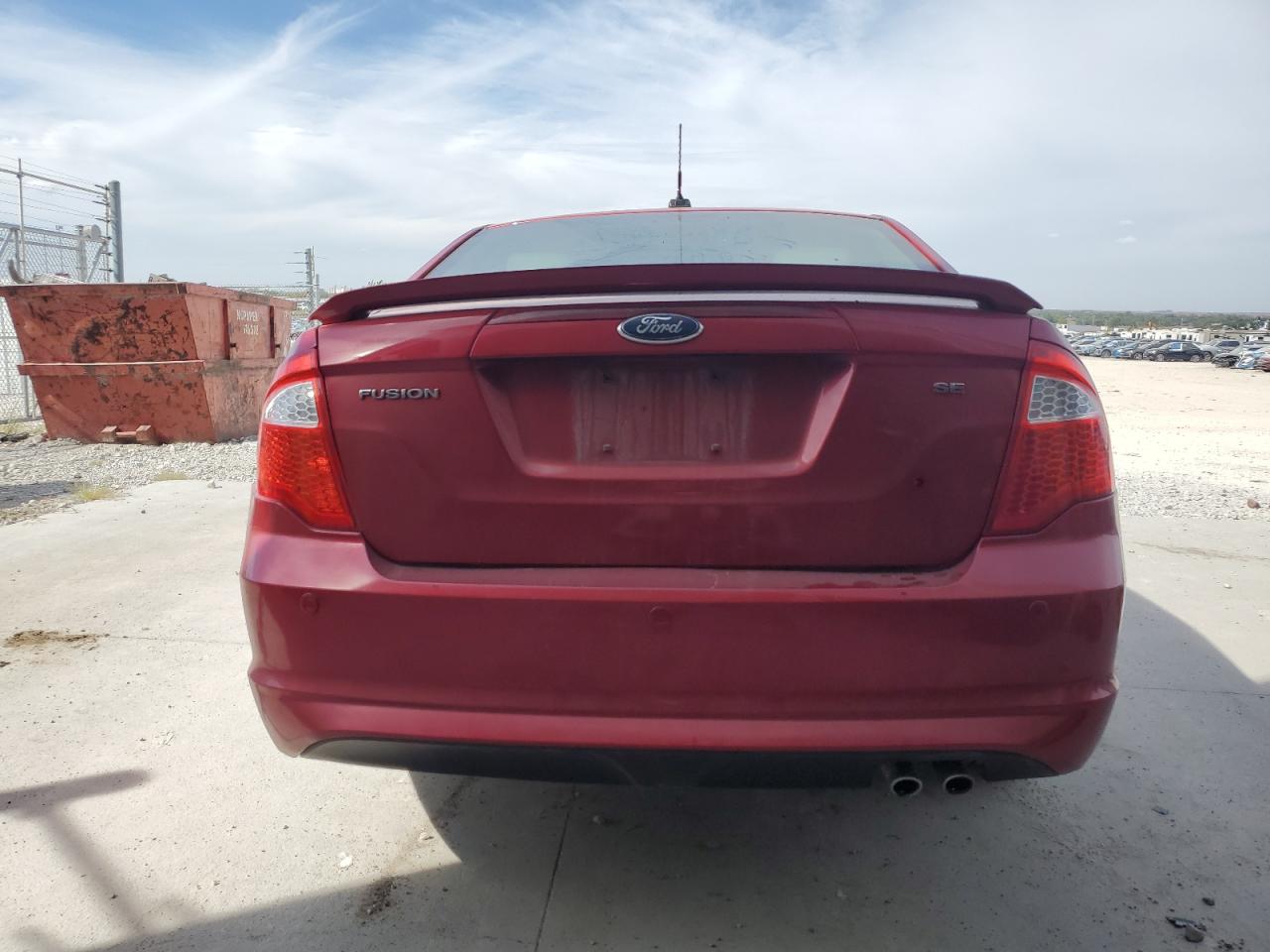 2011 Ford Fusion Se VIN: 3FAHP0HA1BR287577 Lot: 81864015