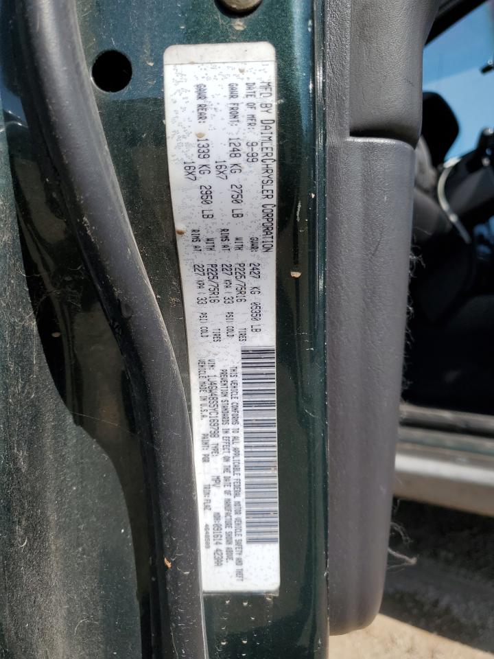 2000 Jeep Grand Cherokee Laredo VIN: 1J4GW48S5YC169798 Lot: 81121375