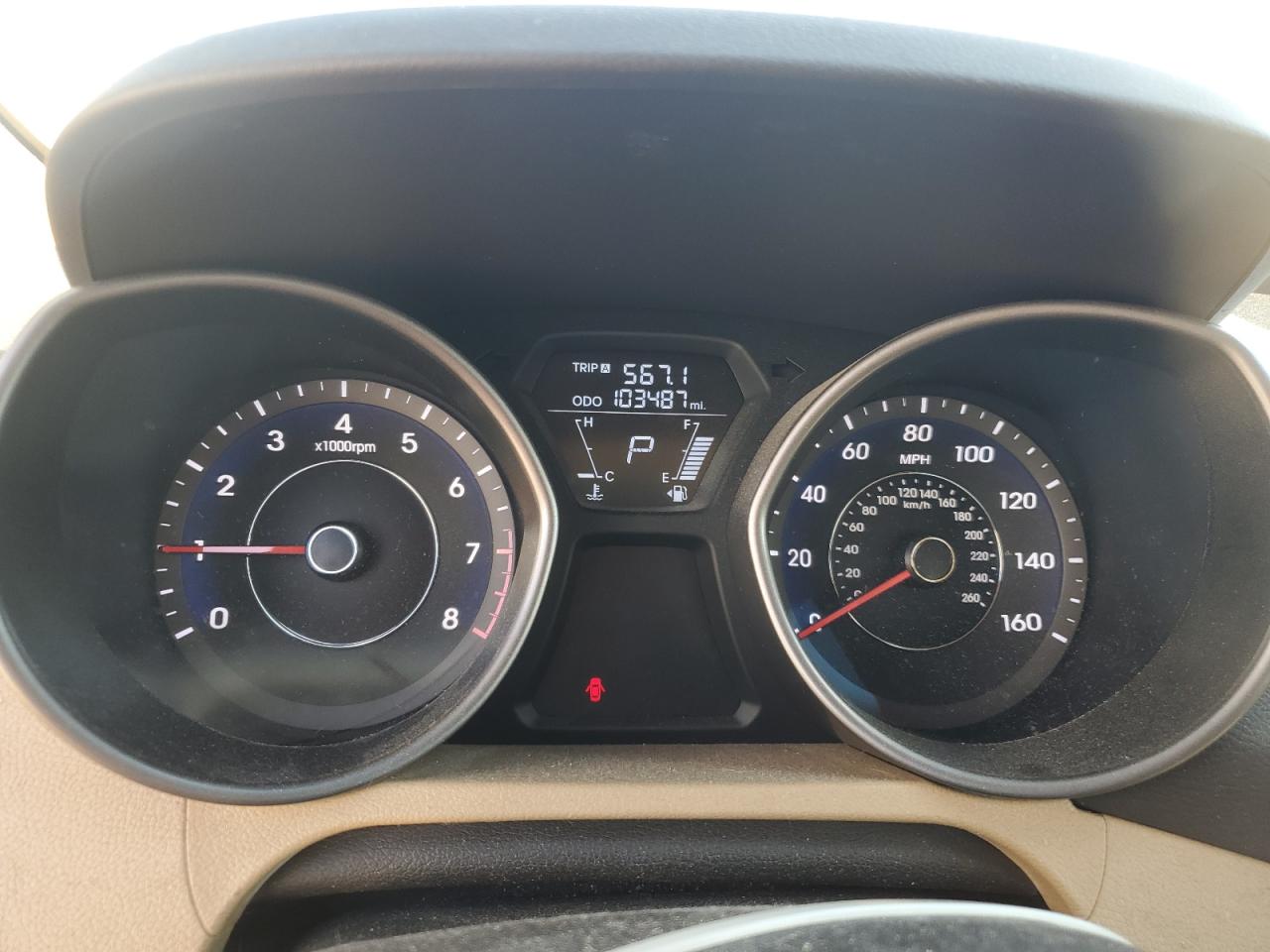 2013 Hyundai Elantra Gls VIN: 5NPDH4AE0DH435749 Lot: 81804835