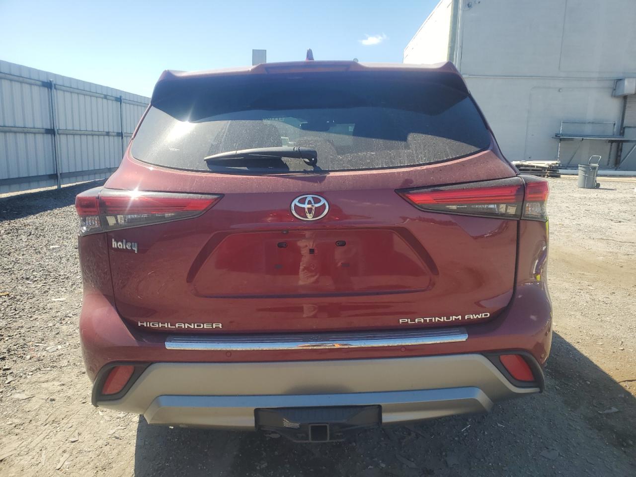 2022 Toyota Highlander Platinum VIN: 5TDFZRBH9NS221852 Lot: 71154015