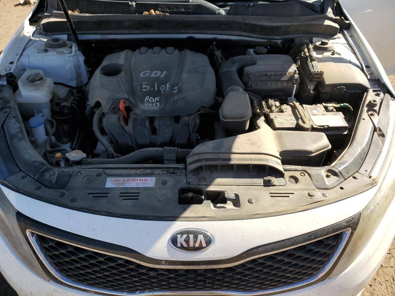 2015 Kia Optima Lx VIN: 5XXGM4A74FG357744 Lot: 80963405