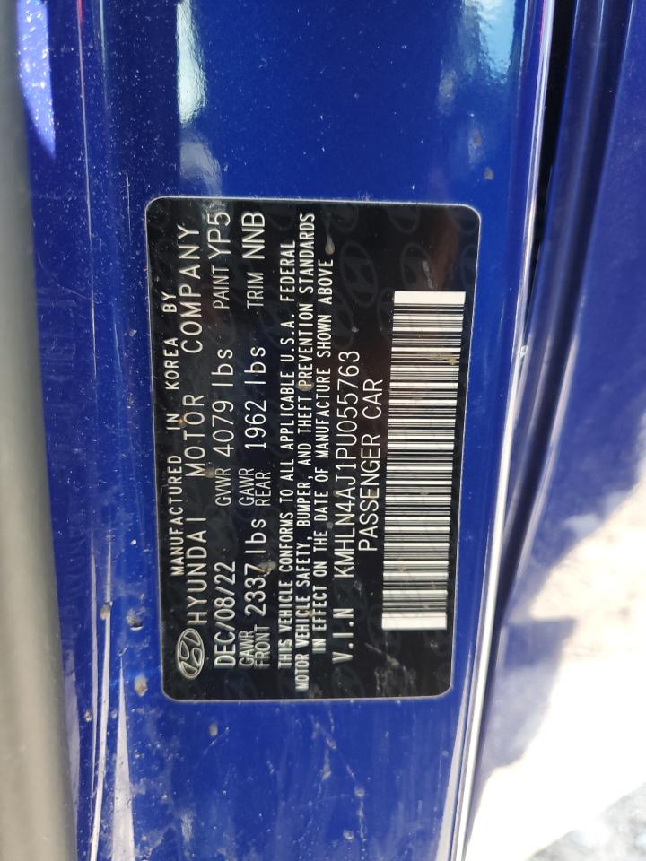 2023 Hyundai Elantra Limited VIN: KMHLN4AJ1PU055763 Lot: 81811155