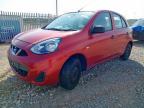 2014 NISSAN MICRA VISIA  for sale at Copart CORBY