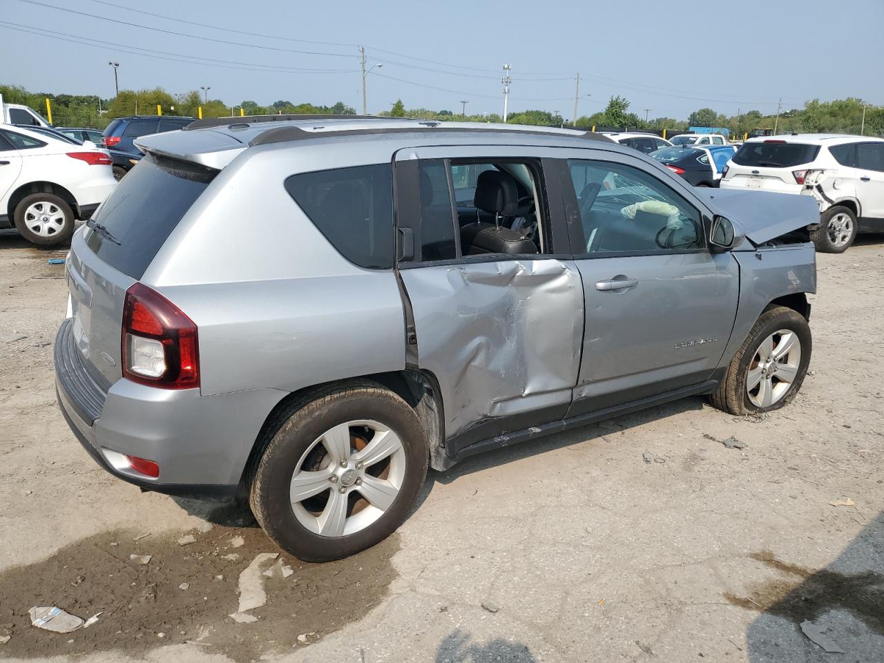 2016 Jeep Compass Latitude silver null gas 1C4NJDEB5GD757239 photo #4