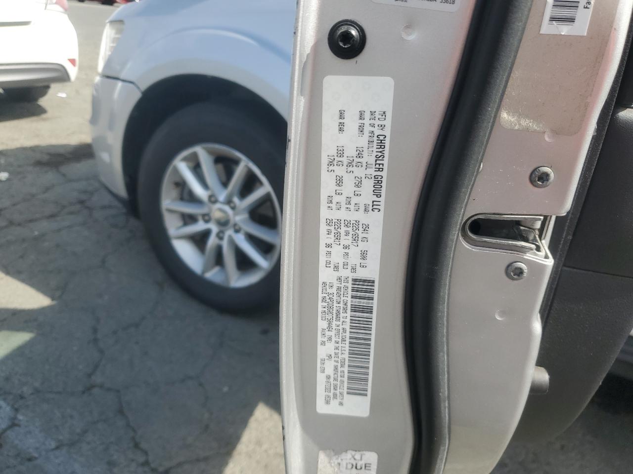 2013 Dodge Journey Sxt VIN: 3C4PDDBG0DT504464 Lot: 81927285