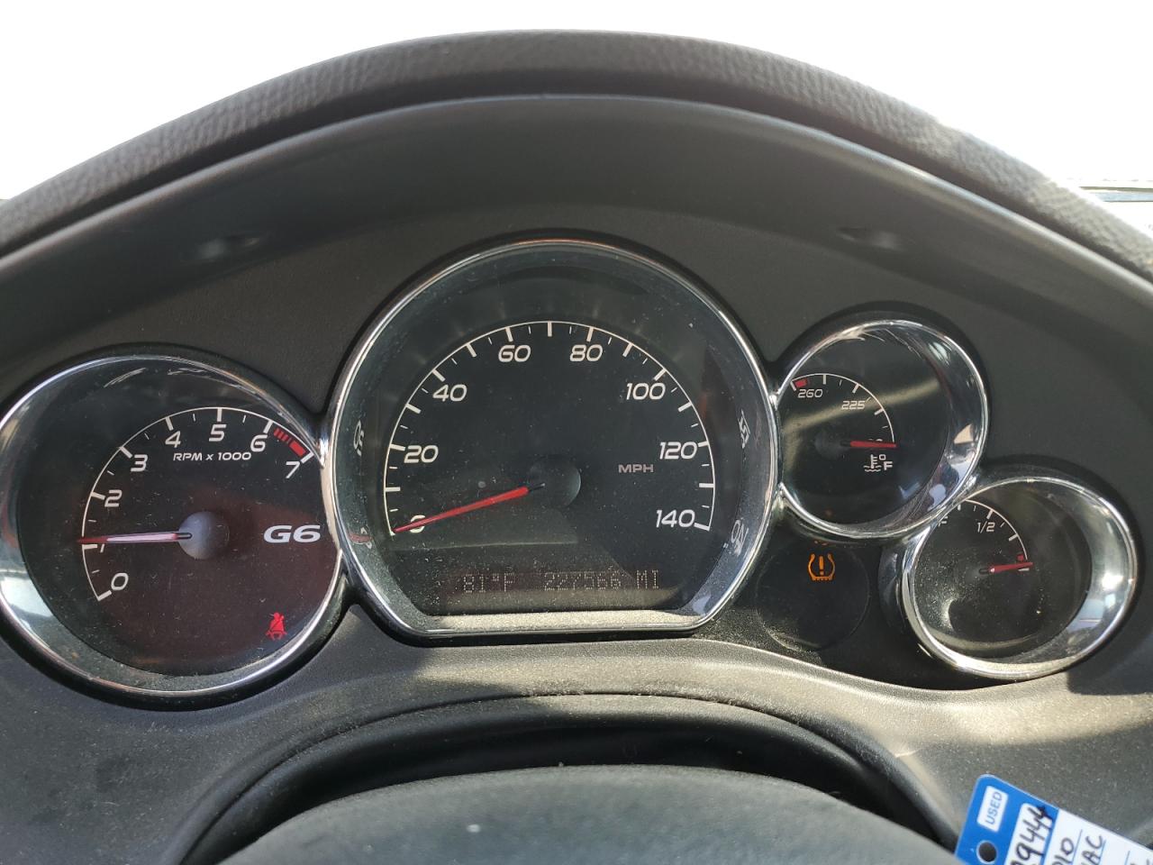 2010 Pontiac G6 VIN: 1G2ZA5EB1A4164576 Lot: 70951775