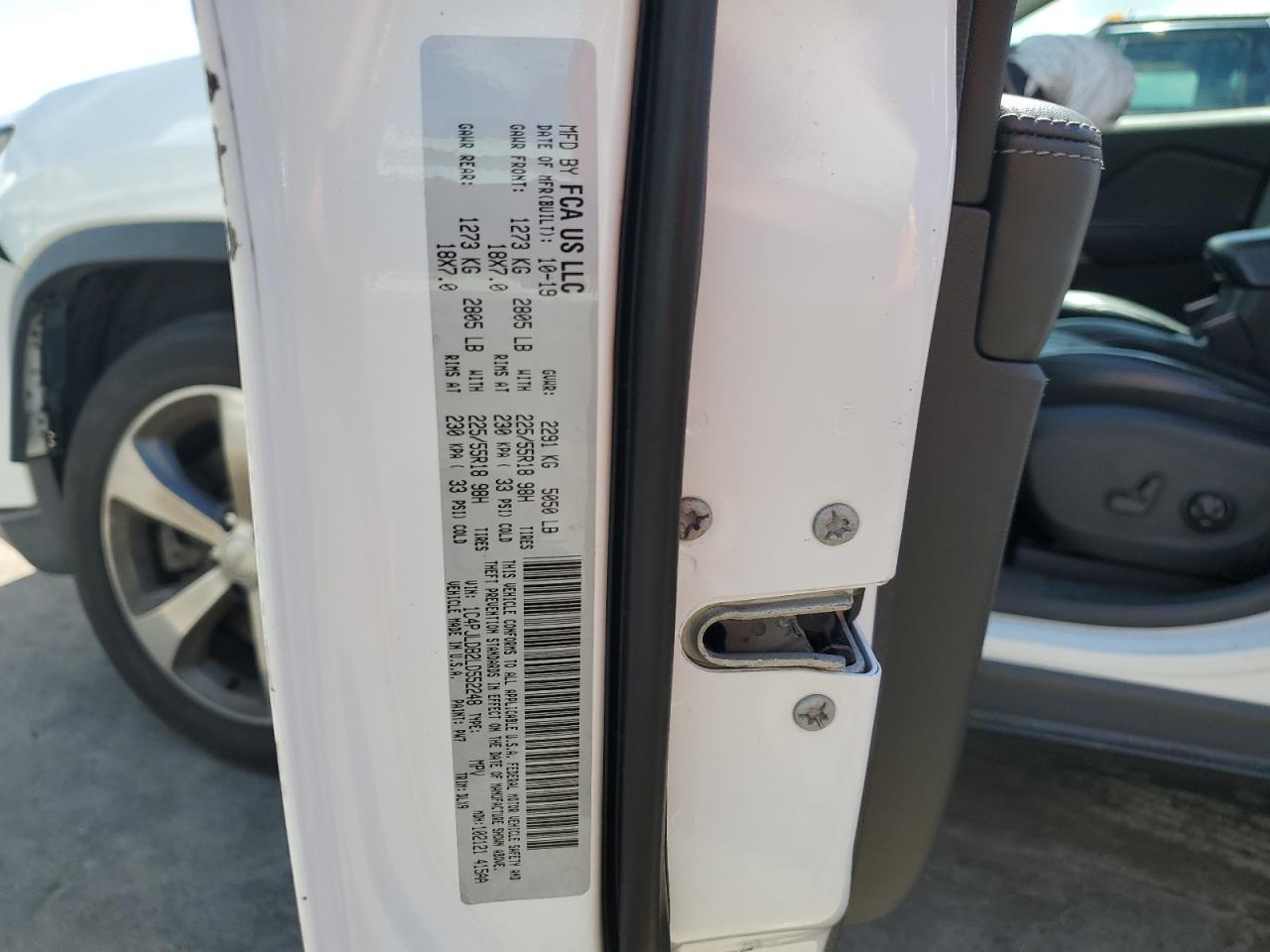 2020 Jeep Cherokee Limited VIN: 1C4PJLDB2LD552248 Lot: 80815175