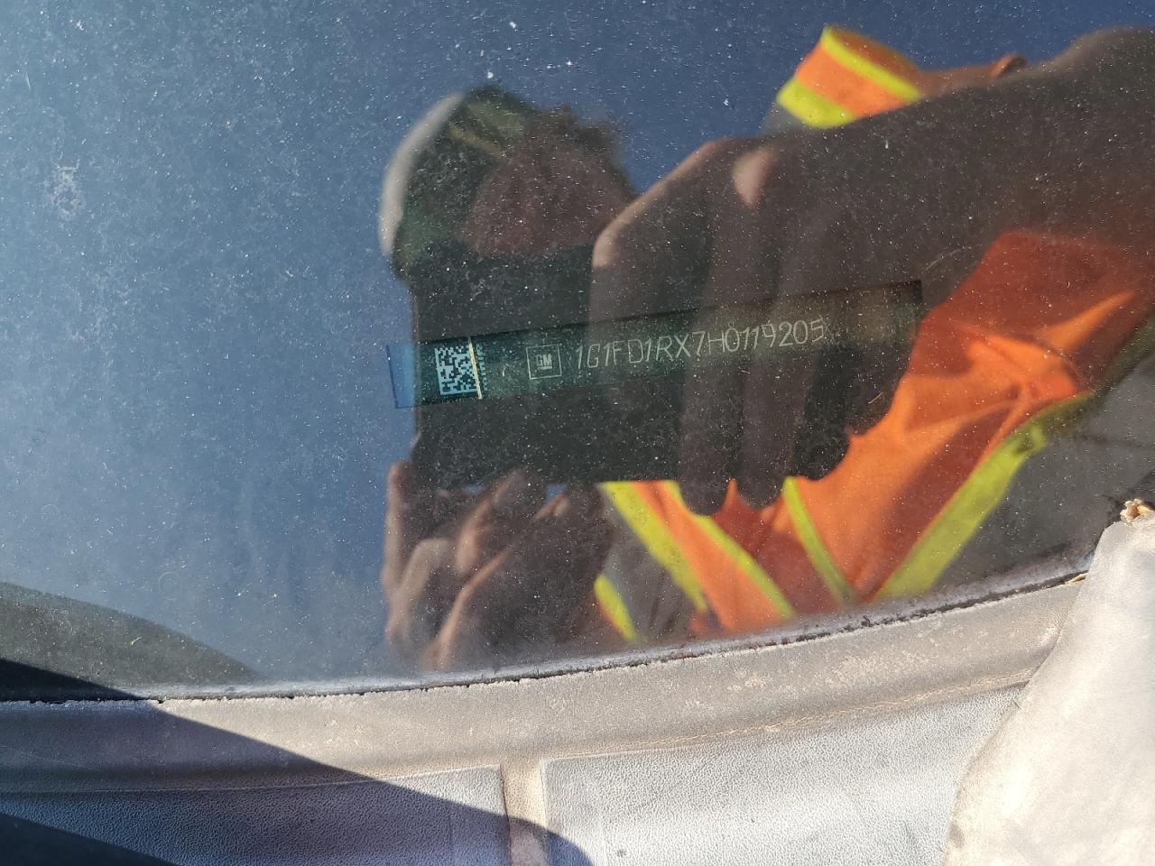 2017 Chevrolet Camaro Lt VIN: 1G1FD1RX7H0119205 Lot: 71735515