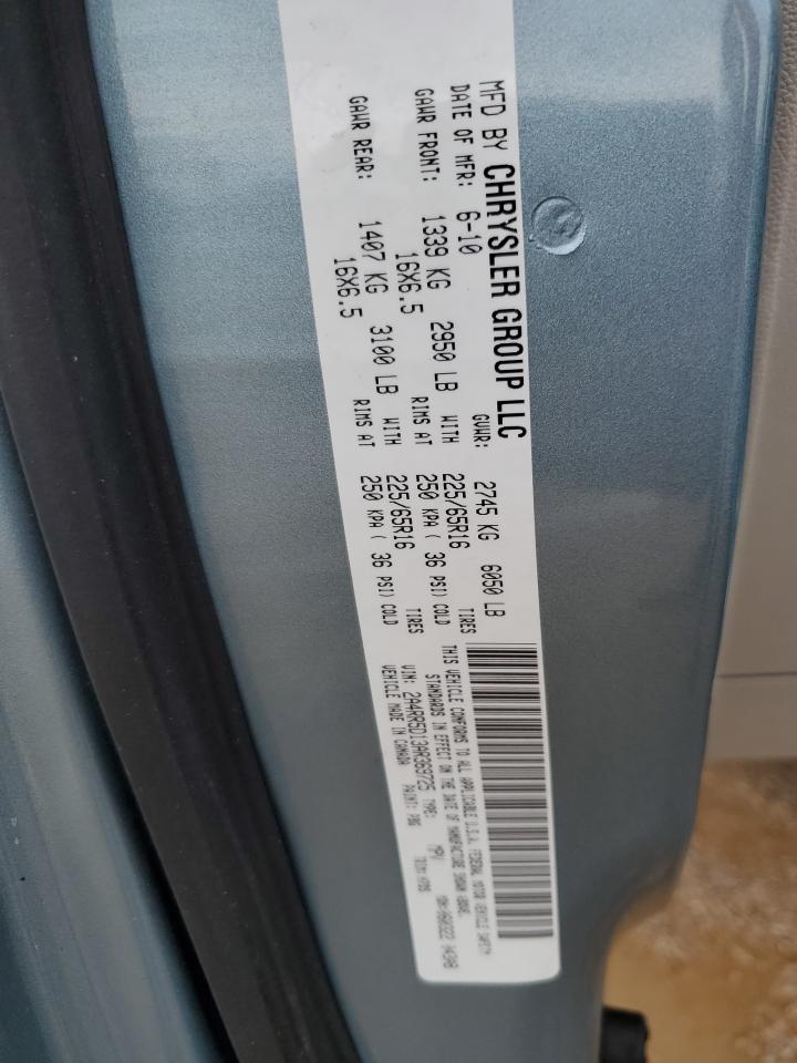 2010 Chrysler Town & Country Touring VIN: 2A4RR5D13AR369725 Lot: 81735765