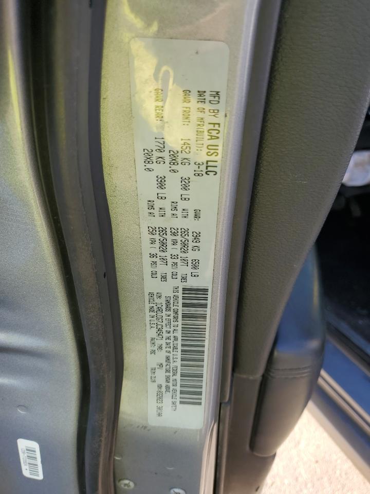 2018 Dodge Durango Gt VIN: 1C4RDJDG7JC345471 Lot: 71932535