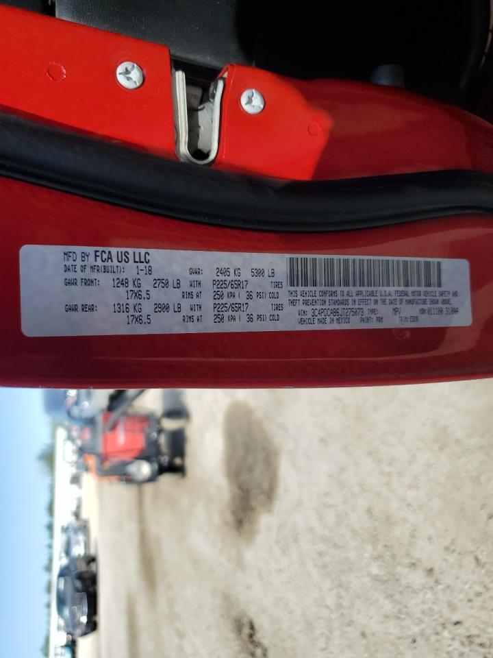 2018 Dodge Journey Se VIN: 3C4PDCAB6JT275073 Lot: 82122615