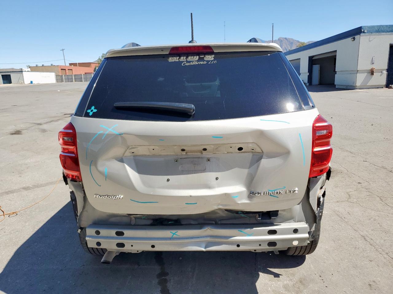 2016 Chevrolet Equinox Ltz VIN: 2GNALDEK9G1170697 Lot: 82160375