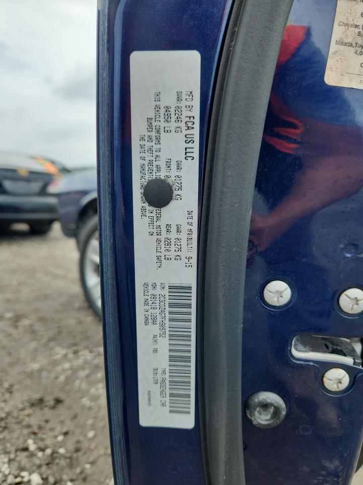 2015 Dodge Challenger Sxt VIN: 2C3CDZAG7FH909752 Lot: 81960075