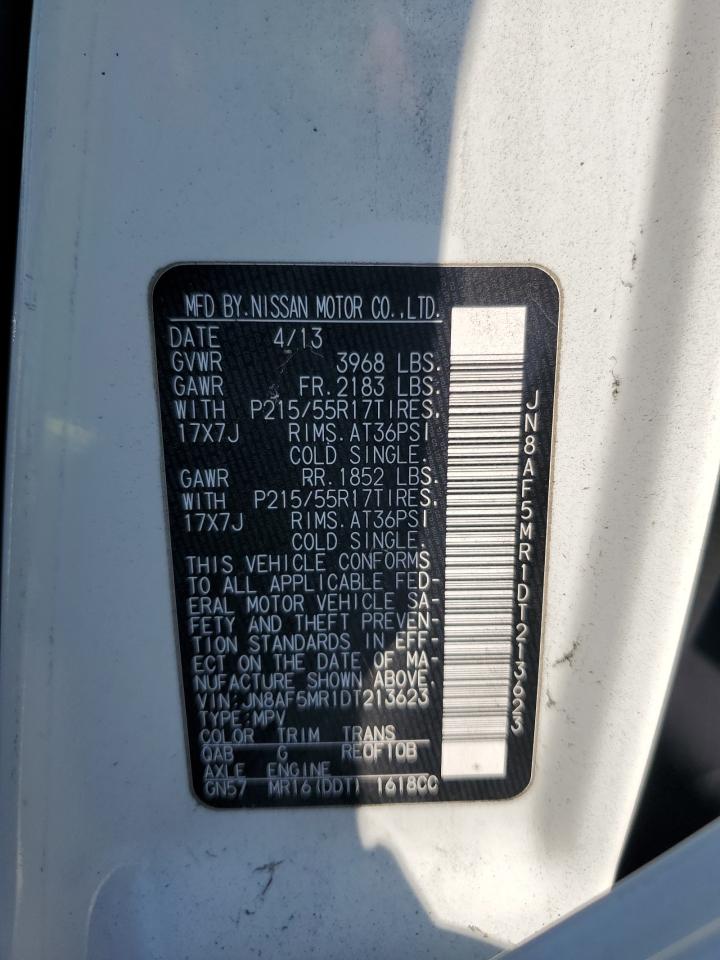 2013 Nissan Juke S VIN: JN8AF5MR1DT213623 Lot: 81106425