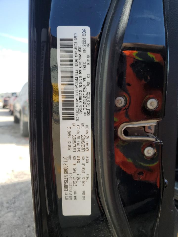 2014 Ram 3500 Longhorn VIN: 3C63RRKL4EG177546 Lot: 81677485