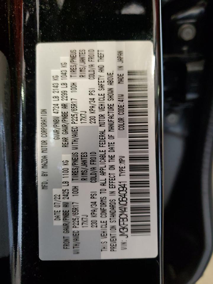 2022 Mazda Cx-5 Preferred VIN: JM3KFBCM4N0640941 Lot: 83886595