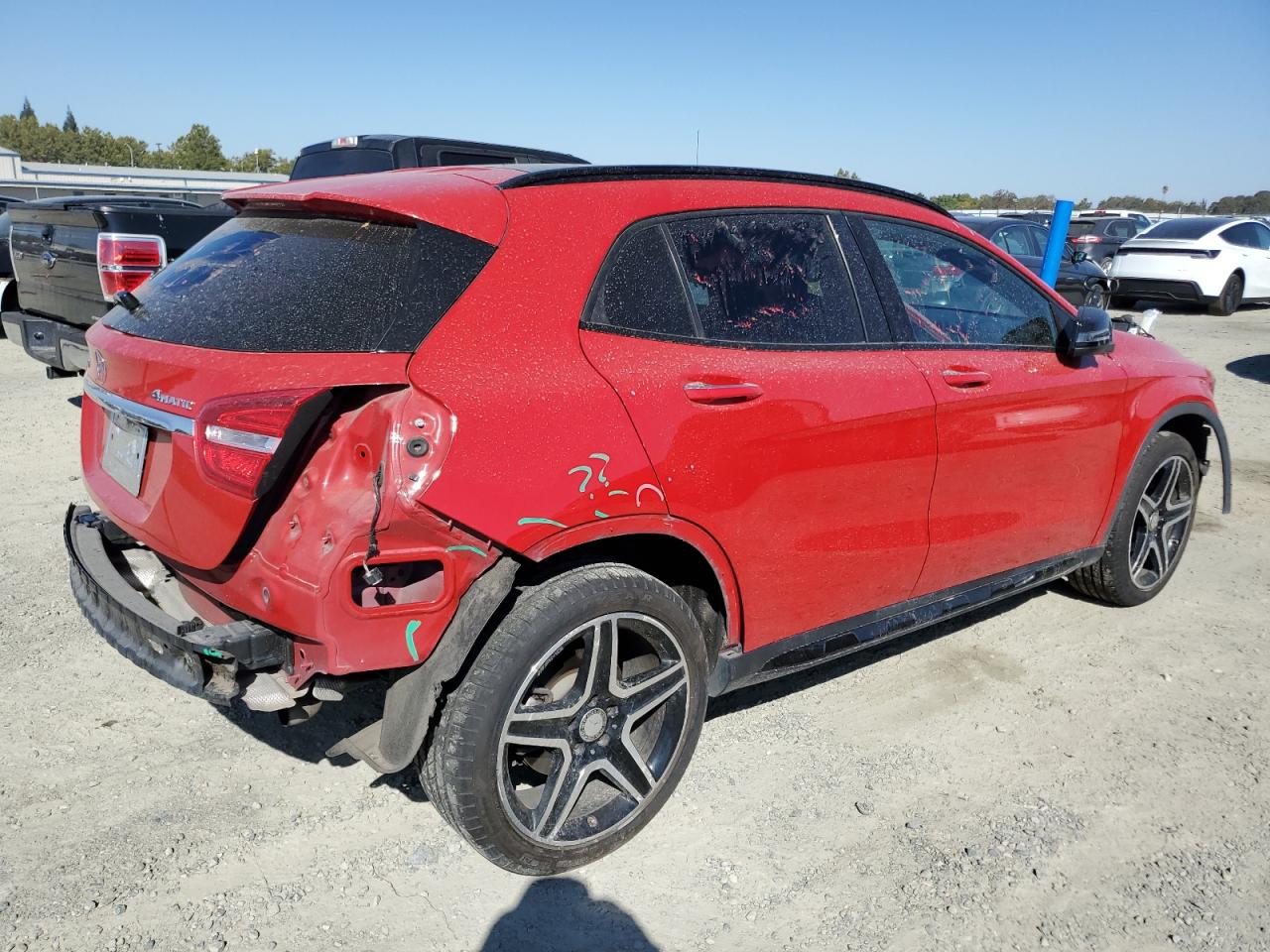 2017 Mercedes-Benz Gla 250 4Matic red suv gas WDCTG4GB3HJ342856 photo #4