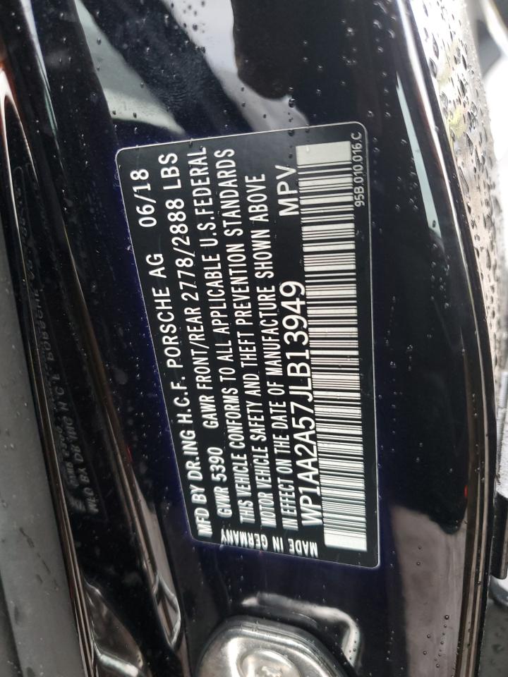 2018 Porsche Macan VIN: WP1AA2A57JLB13949 Lot: 81761615