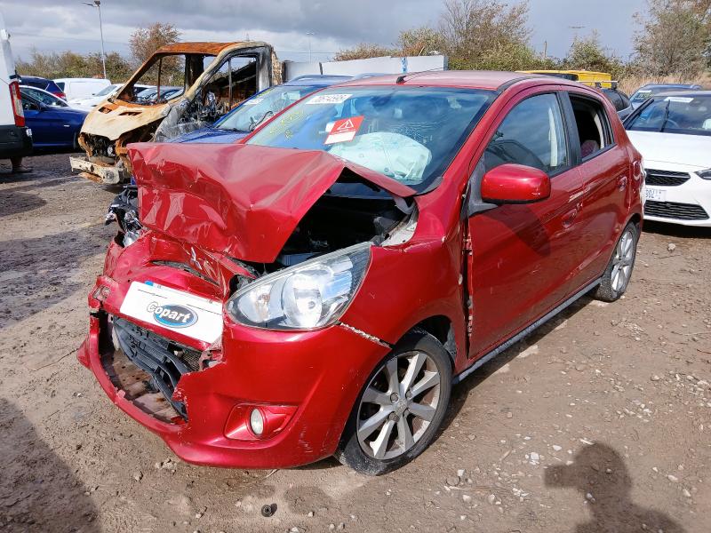 2014 MITSUBISHI MIRAGE 1.2 3 5DR for sale at Copart BRISTOL
