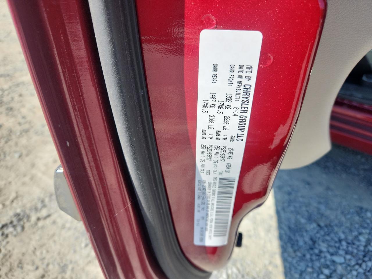 2014 Chrysler Town & Country Touring VIN: 2C4RC1BG1ER441681 Lot: 81462095