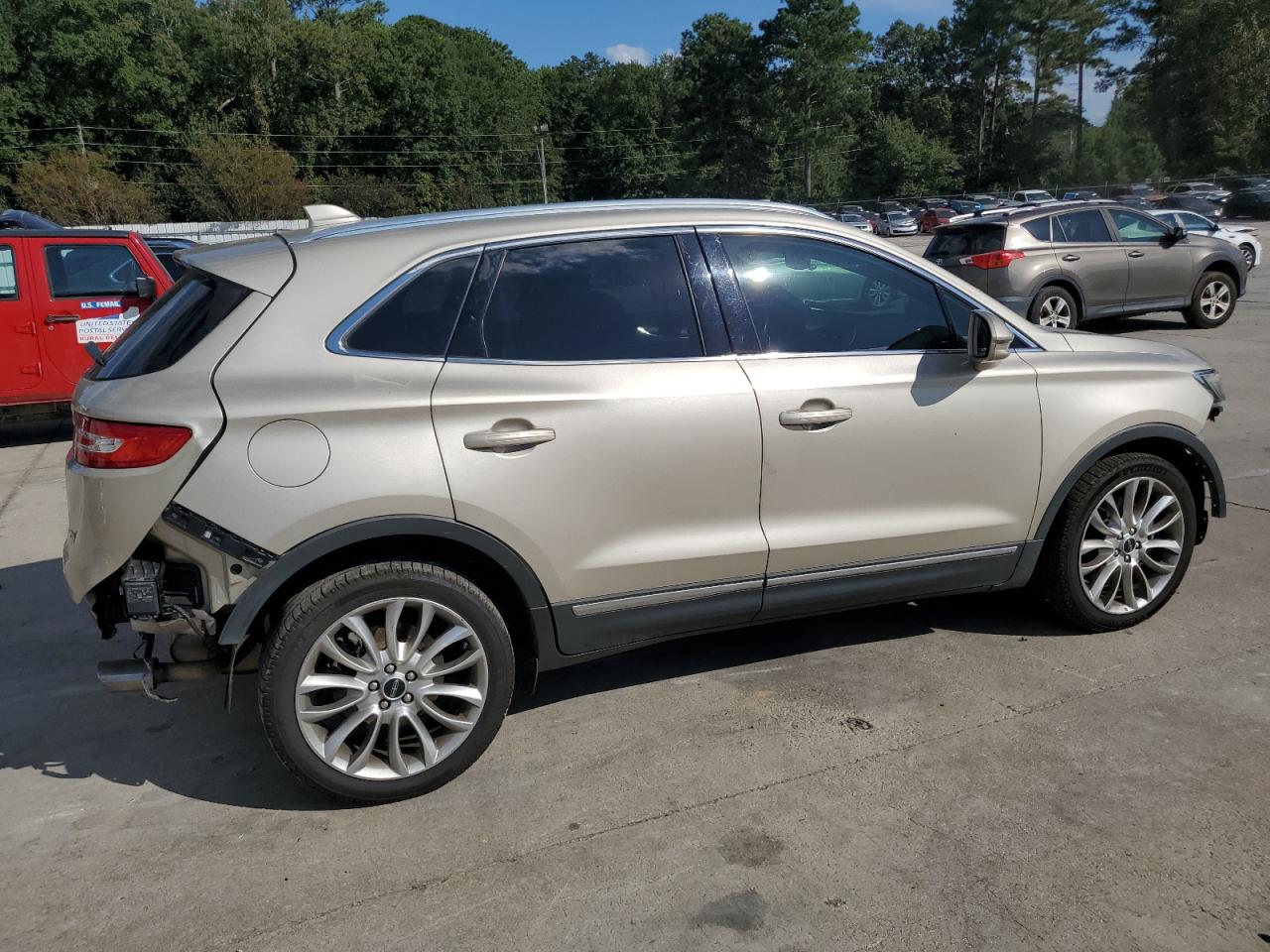 2017 Lincoln Mkc Reserve gold suv gas 5LMCJ3C92HUL16342 photo #4
