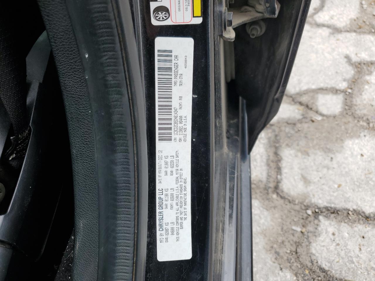 2013 Dodge Avenger Sxt VIN: 1C3CDZCB5DN614347 Lot: 82103235
