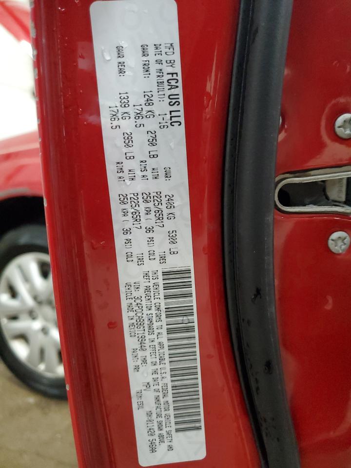 2016 Dodge Journey Se VIN: 3C4PDCAB9GT199440 Lot: 70840085