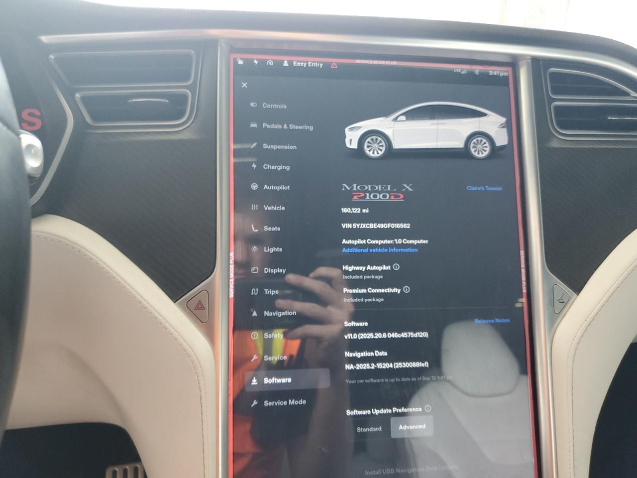 2016 Tesla Model X VIN: 5YJXCBE49GF016562 Lot: 80790175