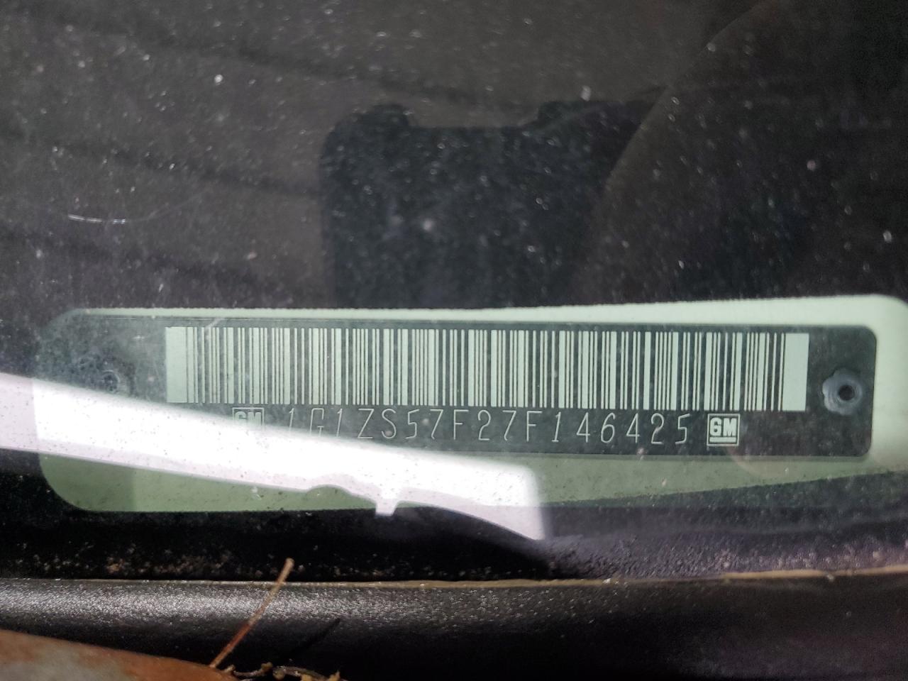 2007 Chevrolet Malibu Ls VIN: 1G1ZS57F27F146425 Lot: 71050775