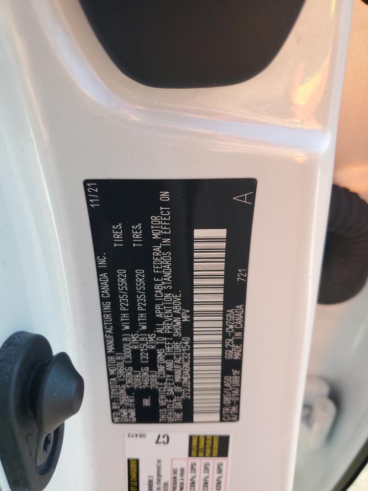 2022 Lexus Rx 350 VIN: 2T2JZMDA6NC321540 Lot: 80995615