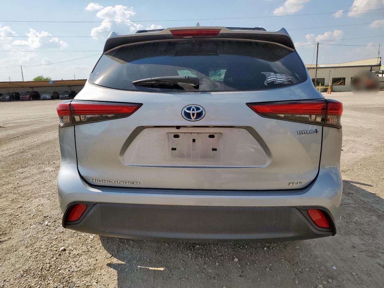 2022 Toyota Highlander Hybrid Xle VIN: 5TDGARAH5NS511017 Lot: 80010215