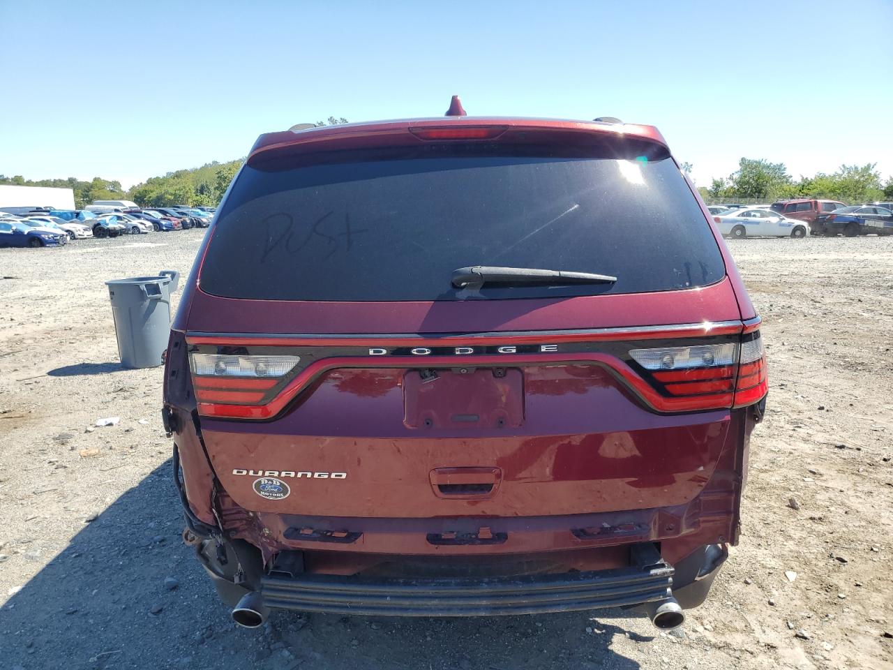 2017 Dodge Durango Gt VIN: 1C4RDHDG8HC638735 Lot: 71794665