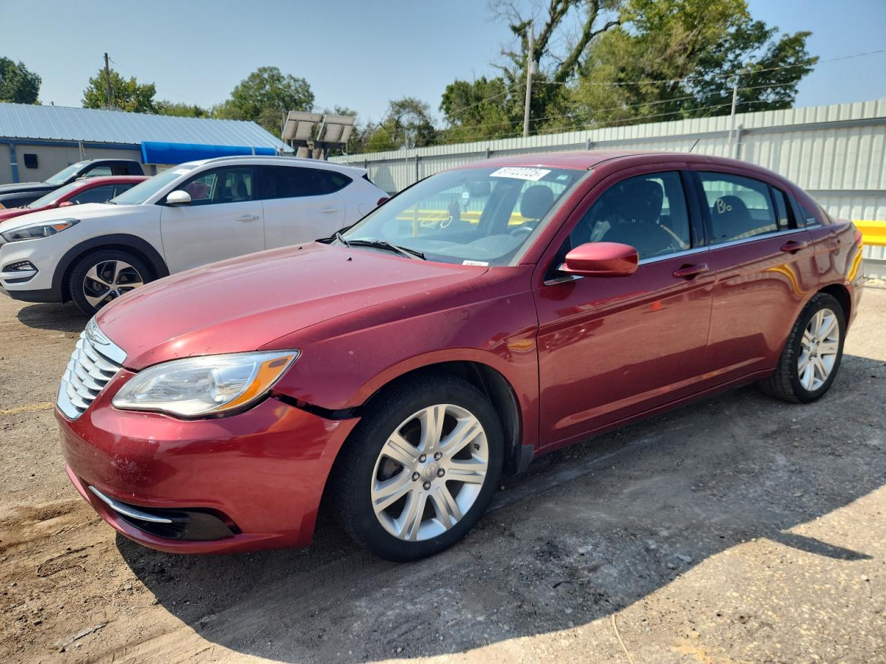 2013 Chrysler 200 Touring red sedan gas 1C3CCBBB5DN515636 photo #1