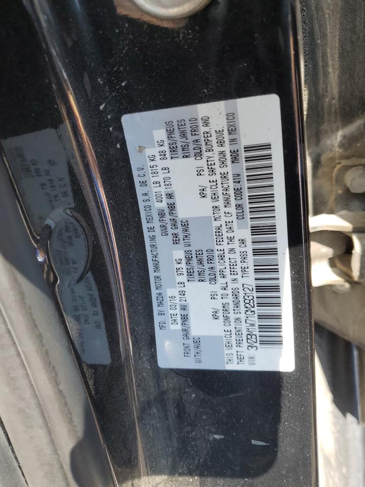 2016 Mazda 3 Touring VIN: 3MZBM1W71GM293127 Lot: 71997685