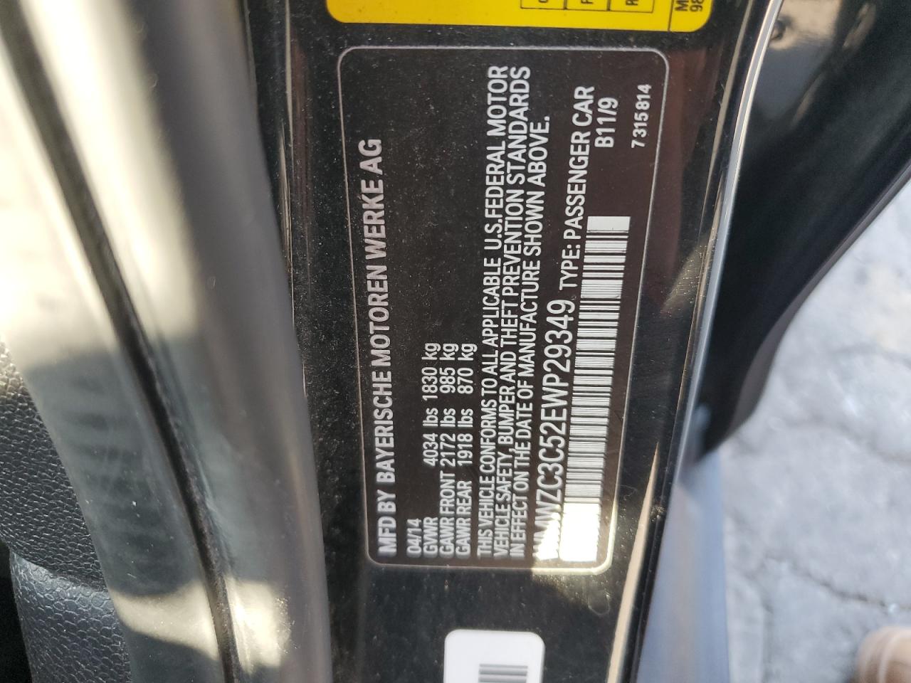 2014 Mini Cooper S Countryman VIN: WMWZC3C52EWP29349 Lot: 81491095